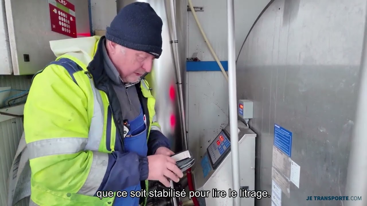 La collecte de lait chez TRANSAVOIELAIT avec Pierre