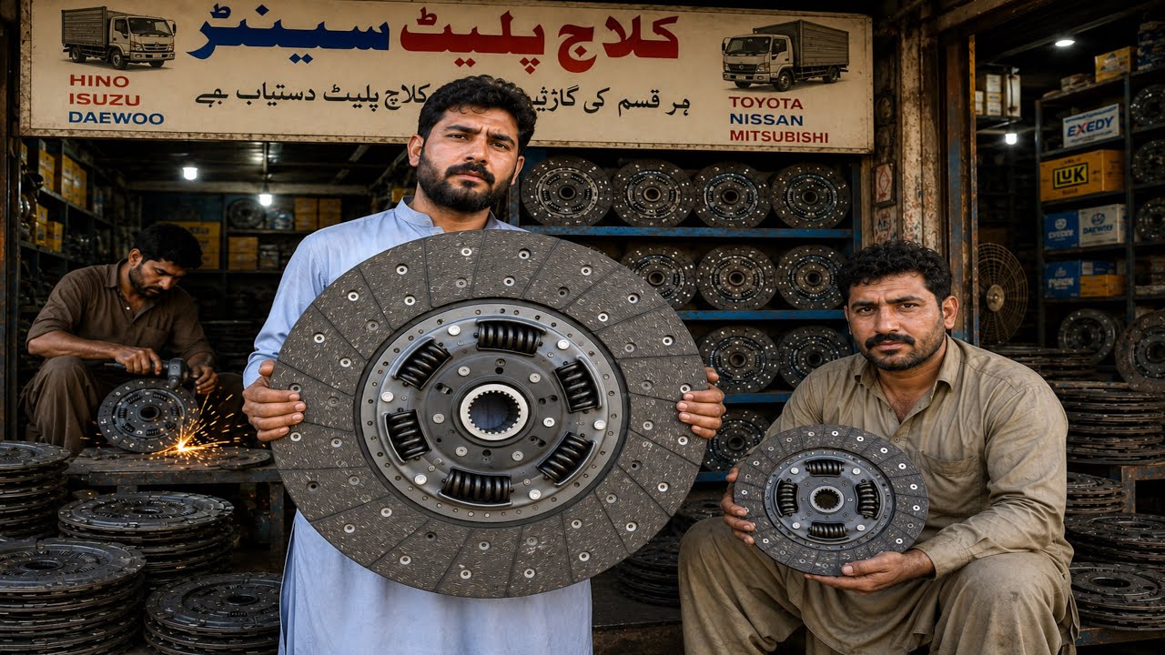 This young Man Expert in Repairing Truck Clutch Plates || Restoration process ||