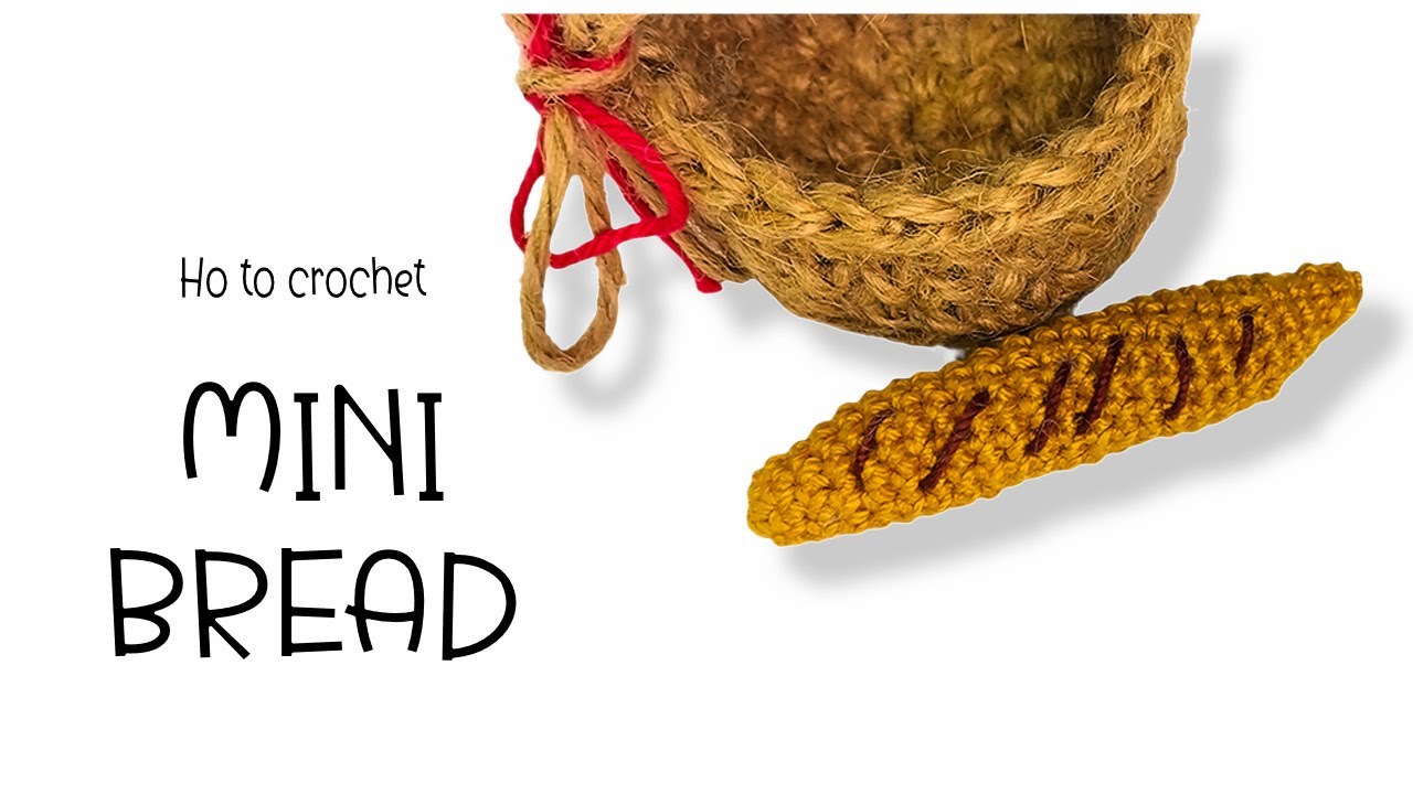 How to crochet a bread - Cum sa crostam o paine