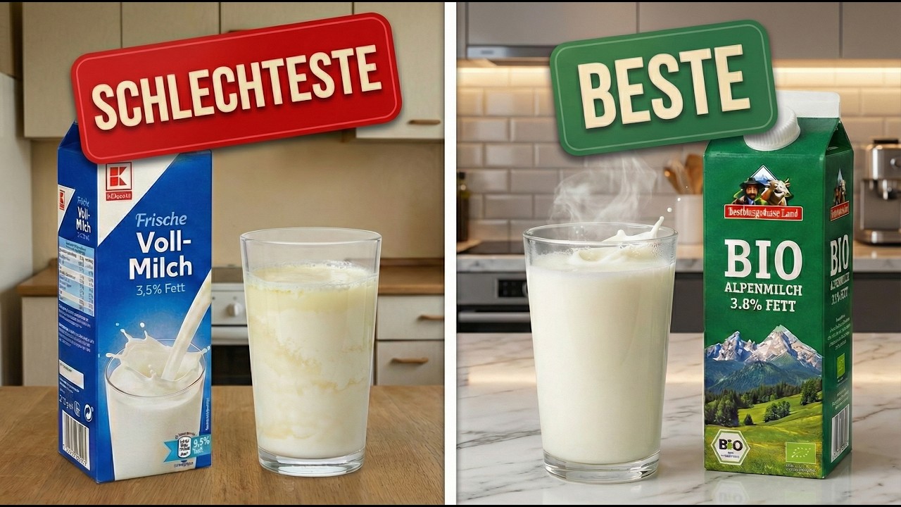 8 Milchmarken BEWERTET Vom Schlechtesten zum Besten (Die Wahrheit Wird Dich Schockieren)