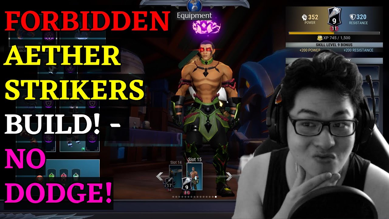 Dauntless - End Game Aether Striker Build - No Dodging Required!