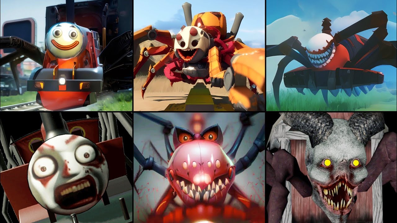 Choo Choo Charles Scary spider train horror Charlie 
