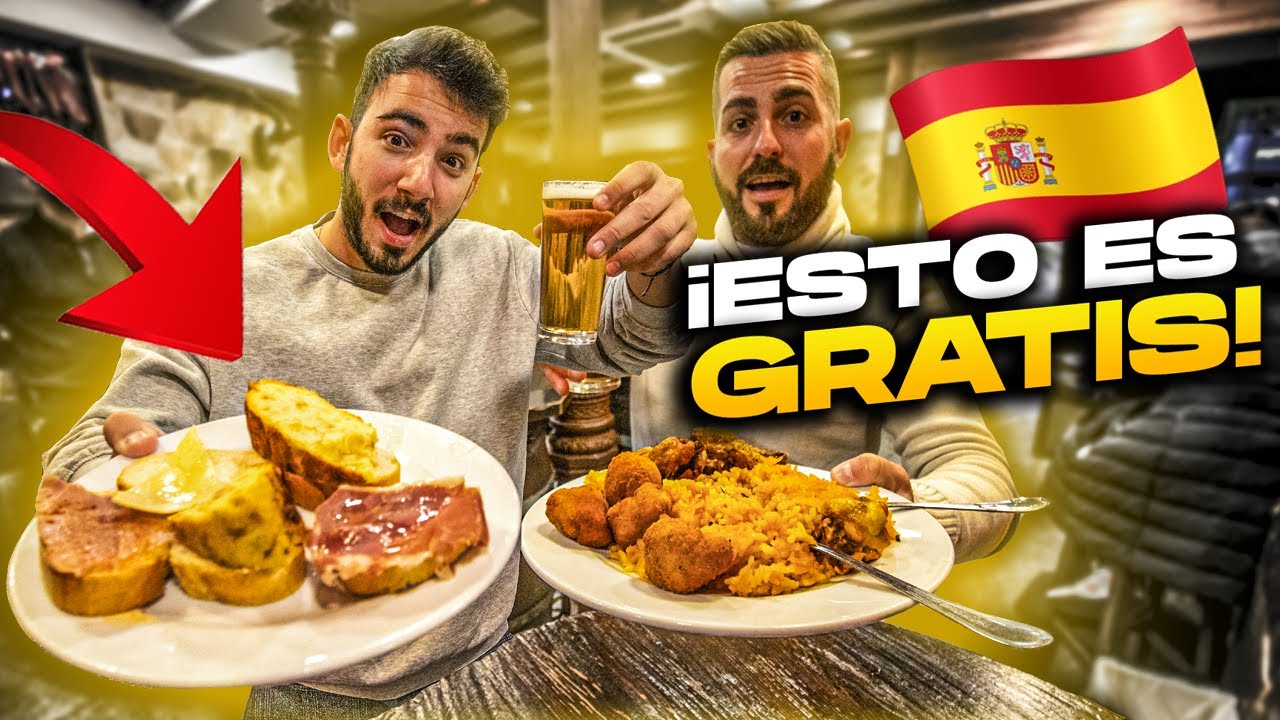 😱🇪🇸 EXTRANJEROS REACCIONAN A LAS TAPAS ESPAÑOLAS ¡ES MUCHA COMIDA! - Camallerys Vlogs