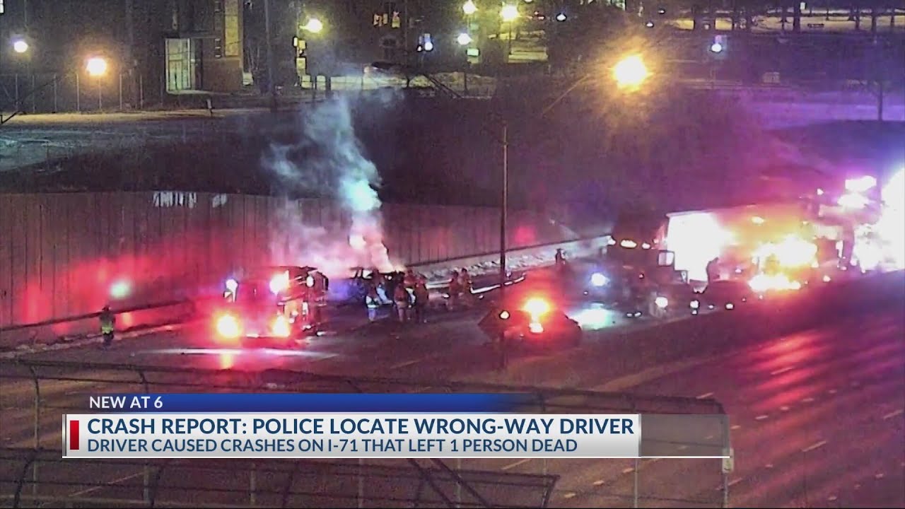 Wrong-way driver located hours after fatal I-71 crash in downtown Columbus