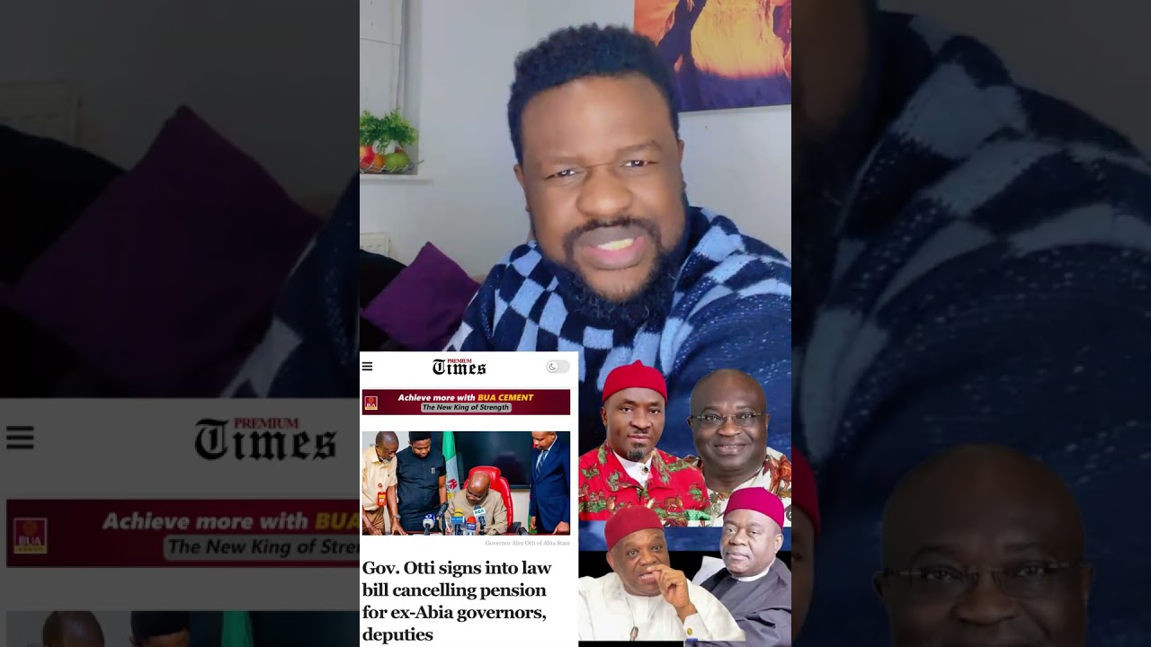 How Alex Otti offended the angry former Governors of Abia state & why they want him out at all cost