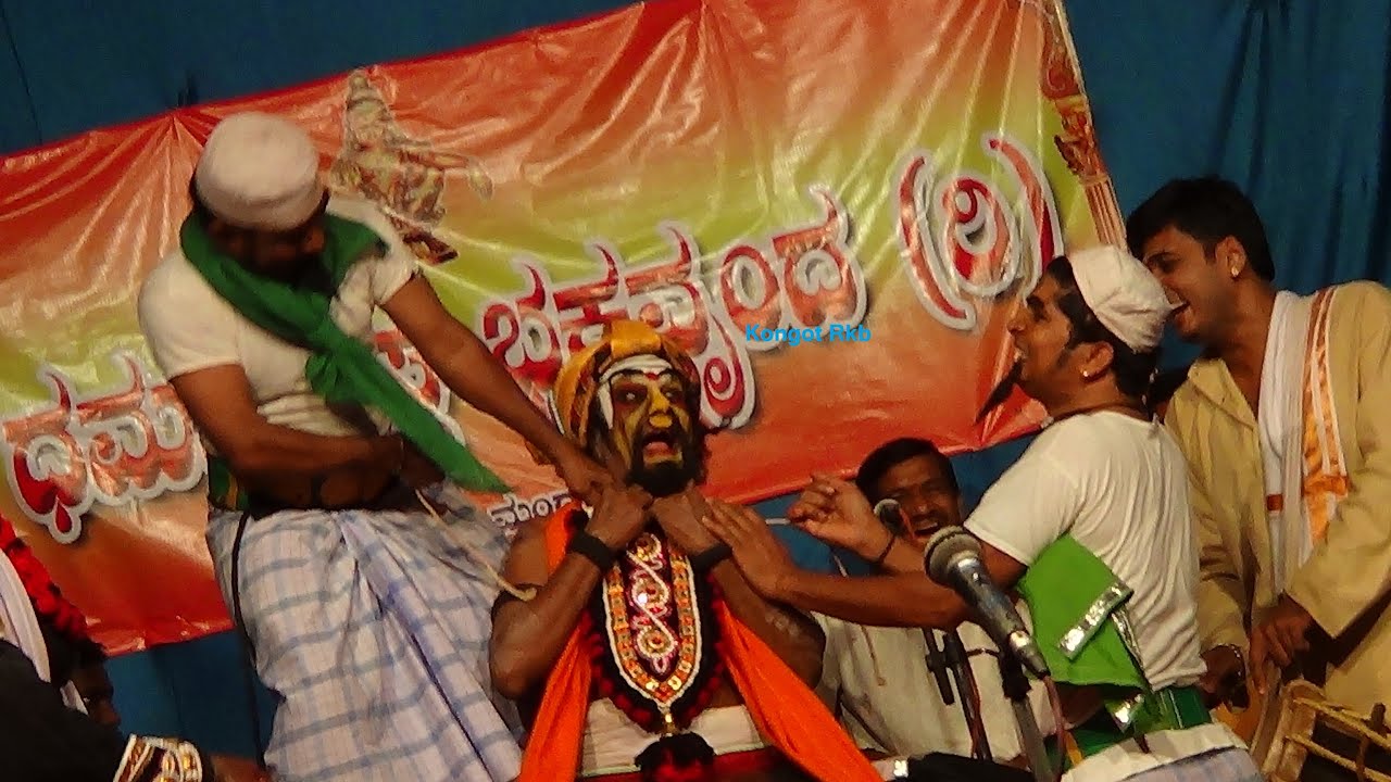 Yakshagana -- Shabarimale Shri Ayyappa - 10 - Kannadikatte - Permude - Vamanjoor - Bantwala - Kateel