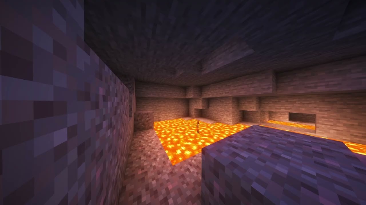 🪨 Beneath the Stone | Peaceful Lava Pool Minecraft Ambience