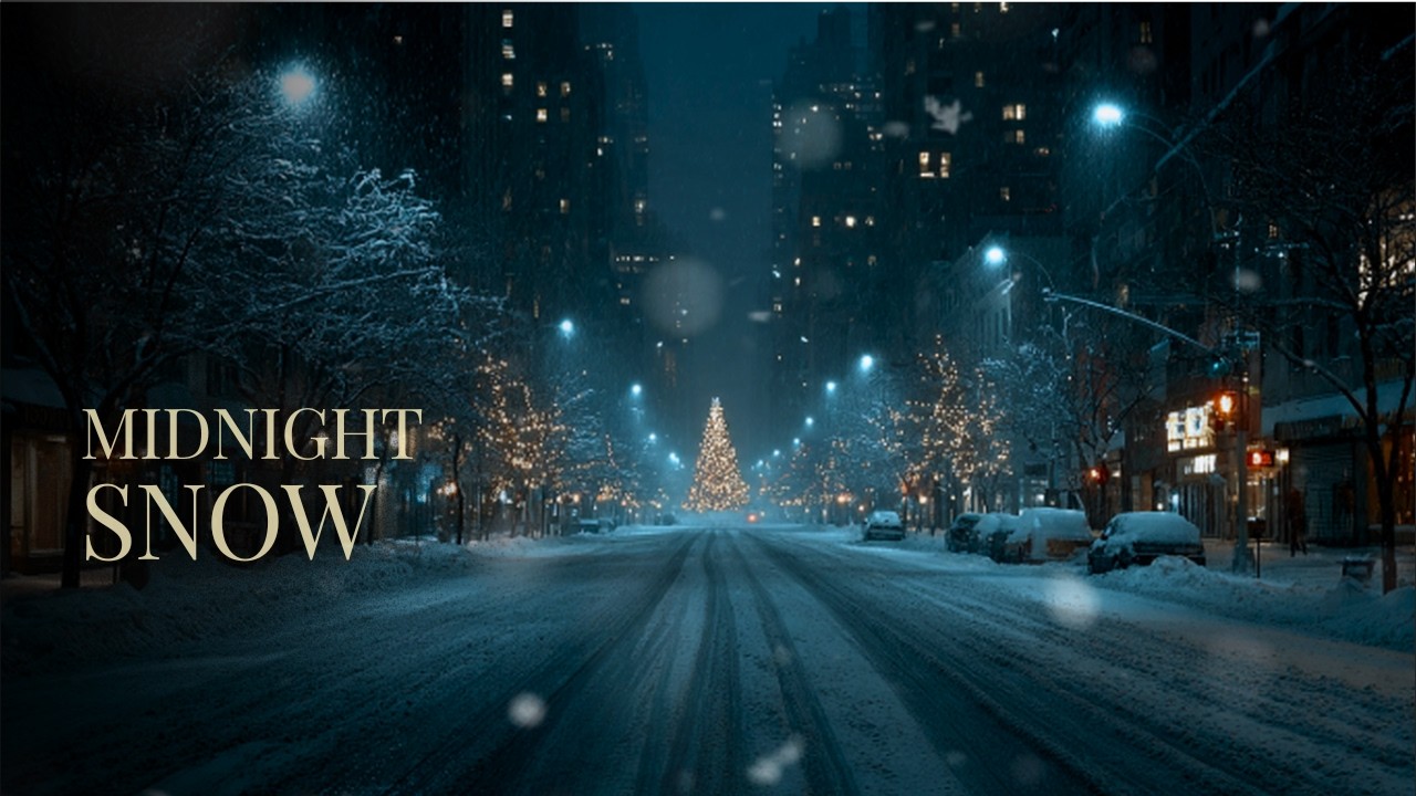 Relaxing Snow Piano Music | Cozy Winter Ambience for Stress Relief