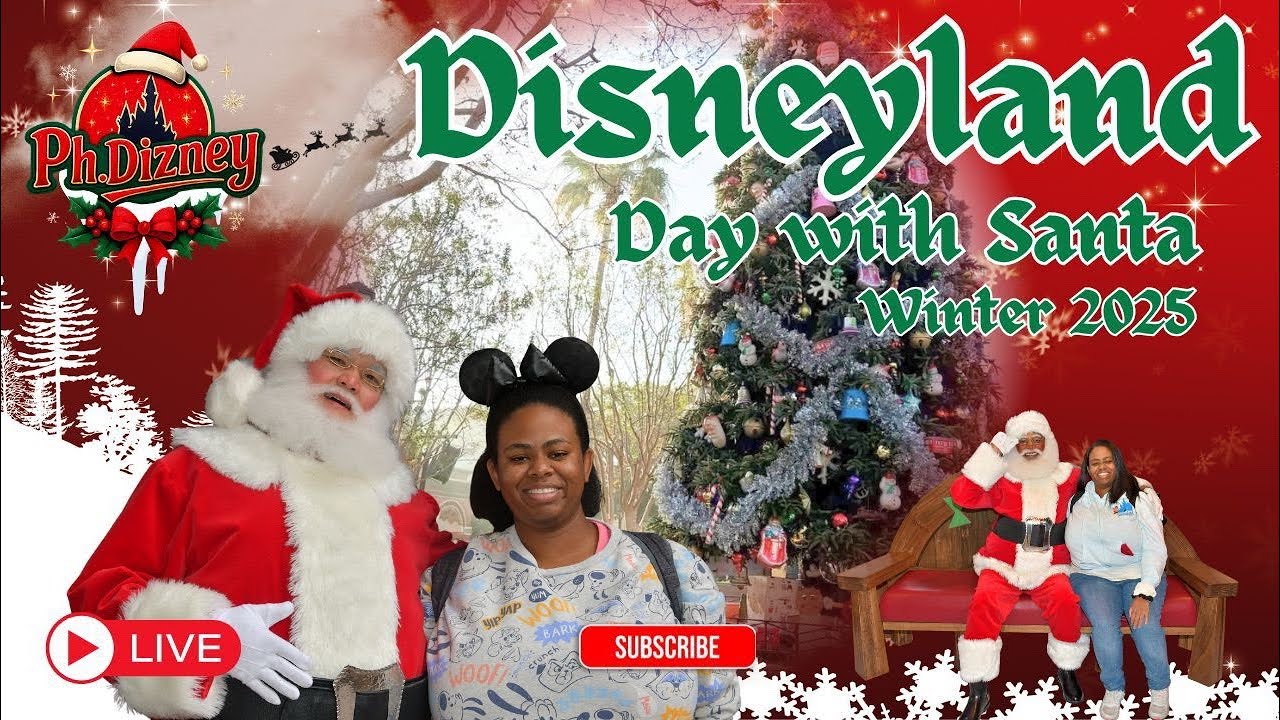 🔴 LIVE: Castle Claus!🏰🎅🏾 A Day with Santa at Disneyland Resort!| New Foods & Rides! 12.14.2025 #live