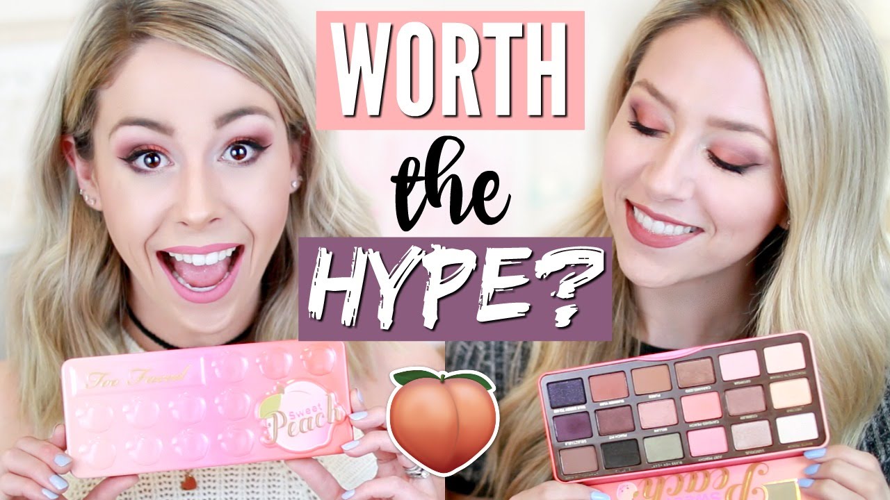 Too Faced Sweet Peach Palette - WORTH THE HYPE? +GRWM