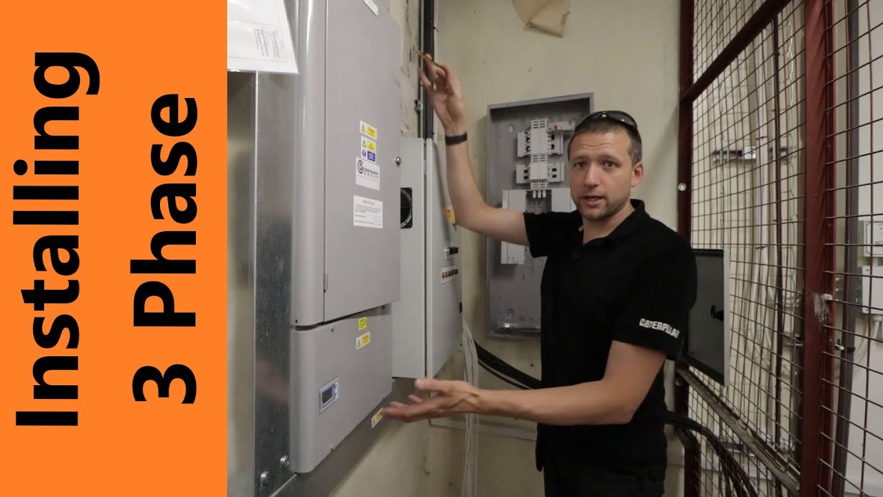 Fitting a new three phase panel - (and a bit of steel trunking) | Thomas Nagy