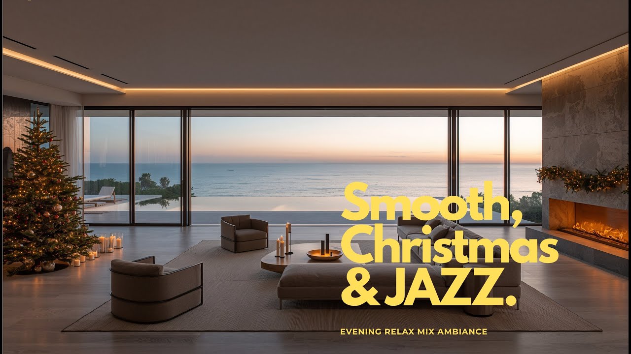 Smooth Evening Jazz I Christmas Theme for Relaxation #relaxingjazz #christmasmusic #jazz #christmas