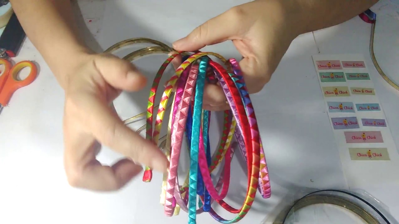 Como encapar a tiara de metal ou arco de ferro para não enferrujar