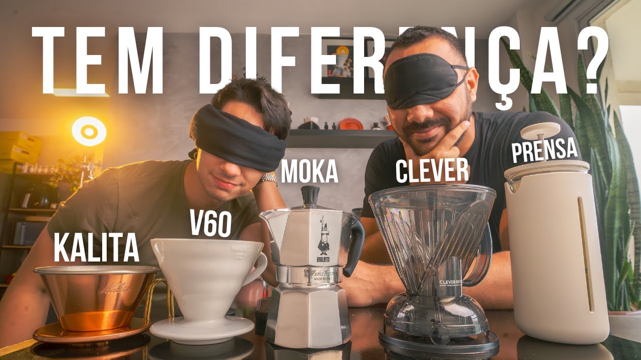 Mesmo café em cafeteiras diferentes: Tem diferença às cegas?