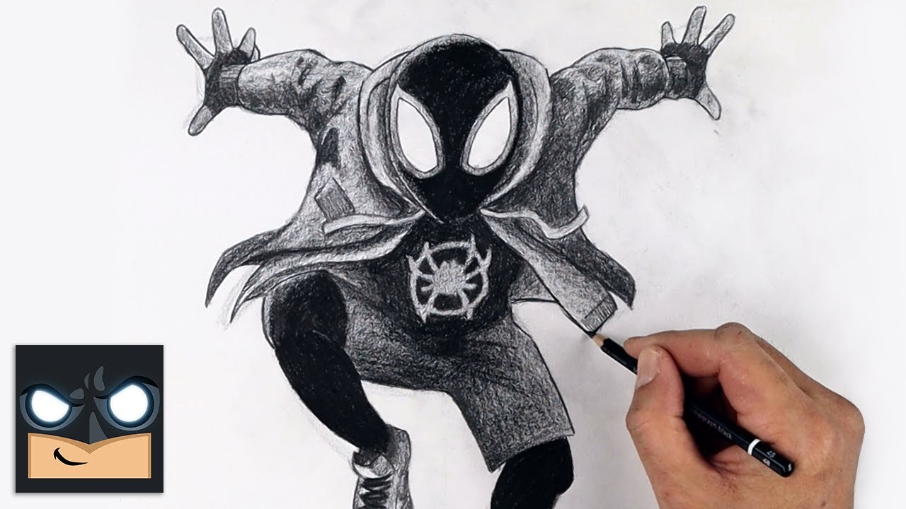 How To Draw Miles Morales | Beginner Sketch Tutorial (Step-by-Step)
