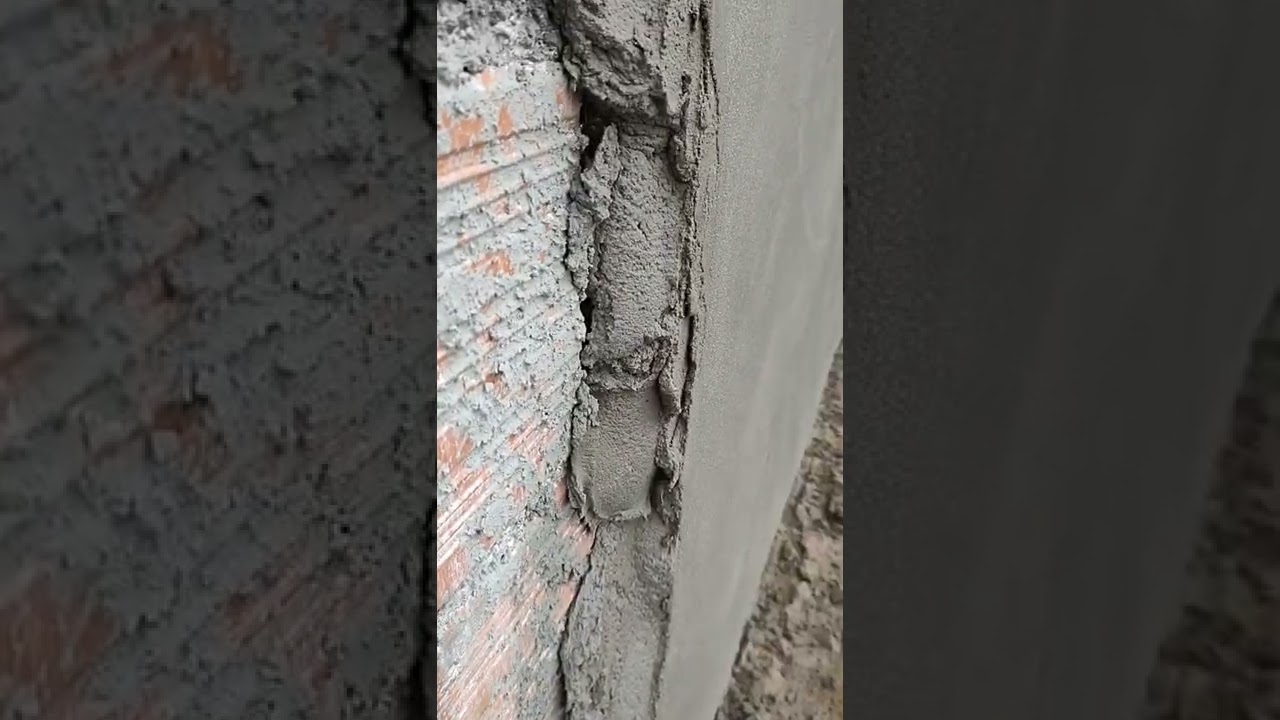 Olha a grossura desse reboco kkk #obra #pedreiro #constru&ccedil;&atilde;ocivil #construction #reboco