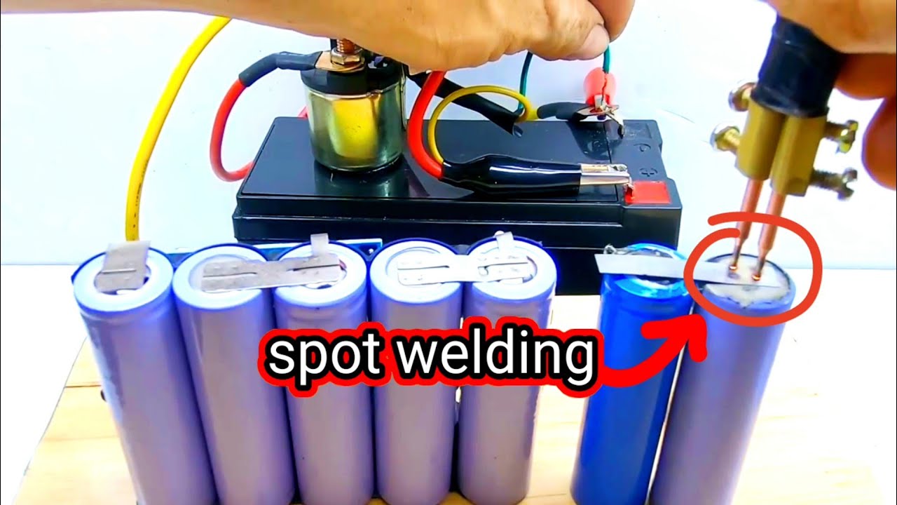 12V Battery Se Spot Welding | Cheap & Powerful DIY Spot Welder | Welding Test