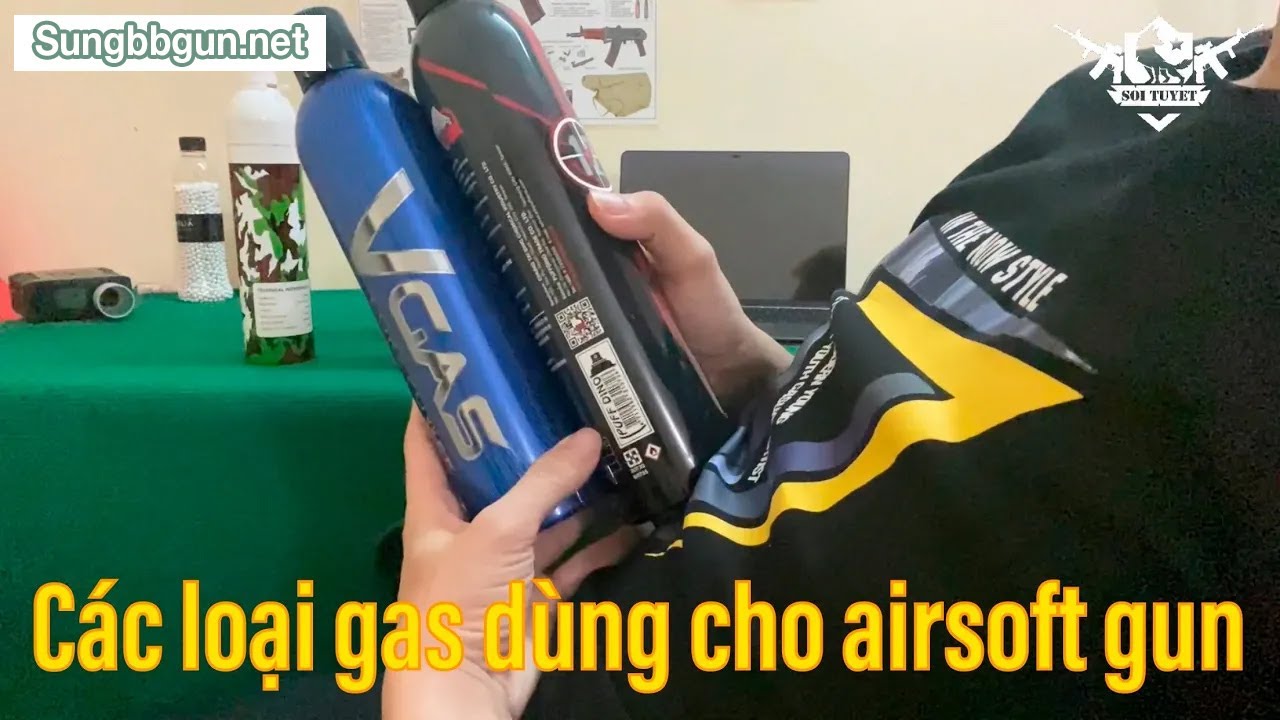 Các Loại Gas Dùng Cho Súng Airsoft - Sói Tuyết Airsoft