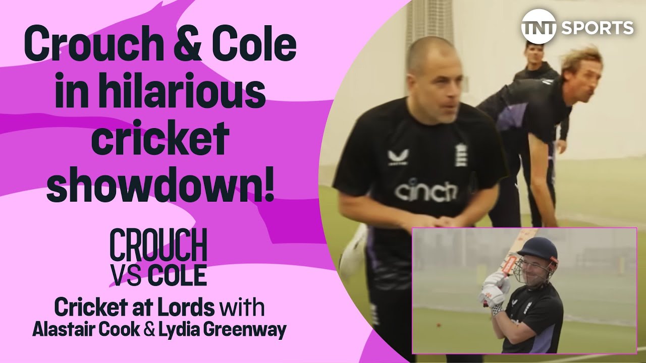 Peter Crouch and Joe Cole face off in a hilarious cricket challenge! 🏏 ft. Sir Alastair Cook 🤩