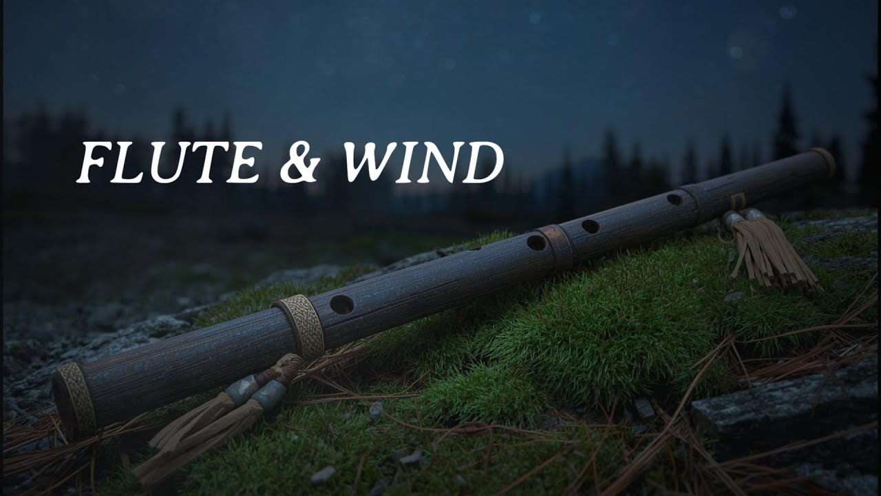 Deep Sleep Native American Flute in the Open Night Plains