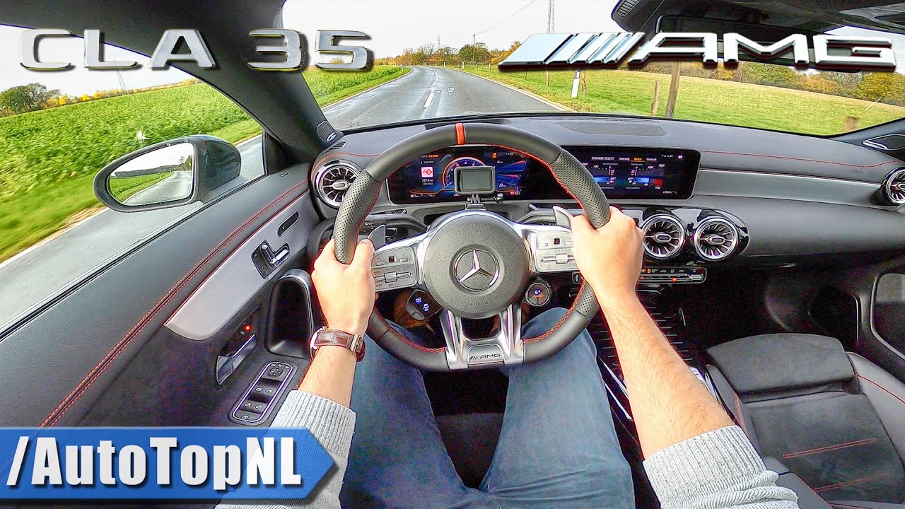 2020 MERCEDES AMG CLA 35 4Matic POV Test Drive by AutoTopNL