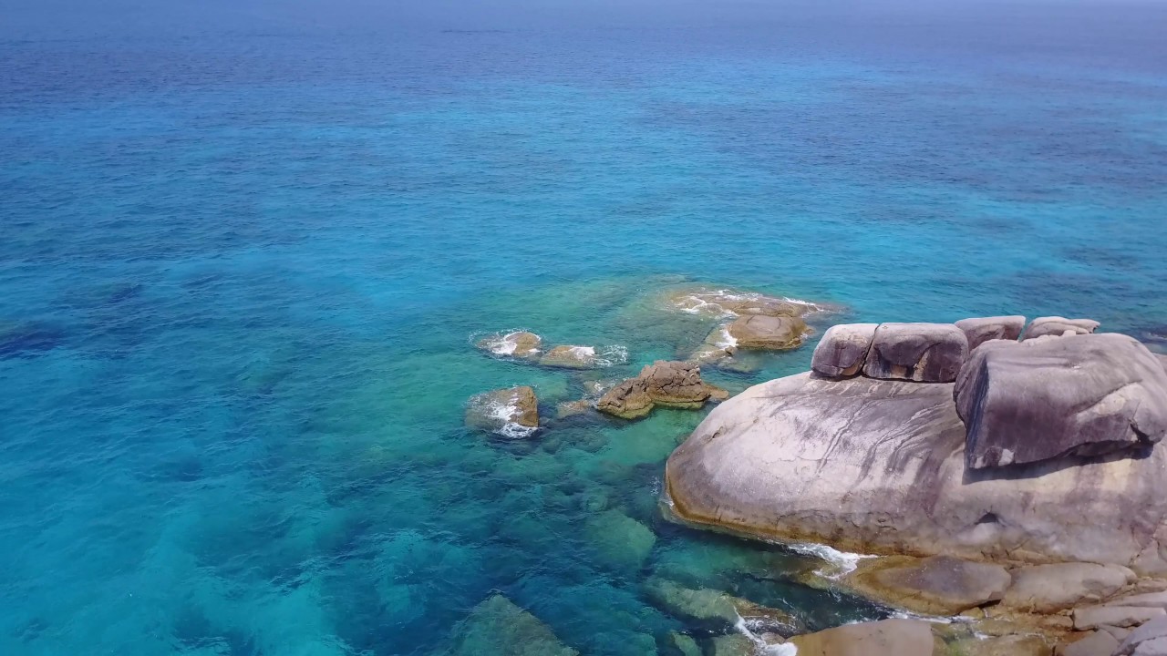 Similan Islands Thailand Aerial Drone Footage - 4K