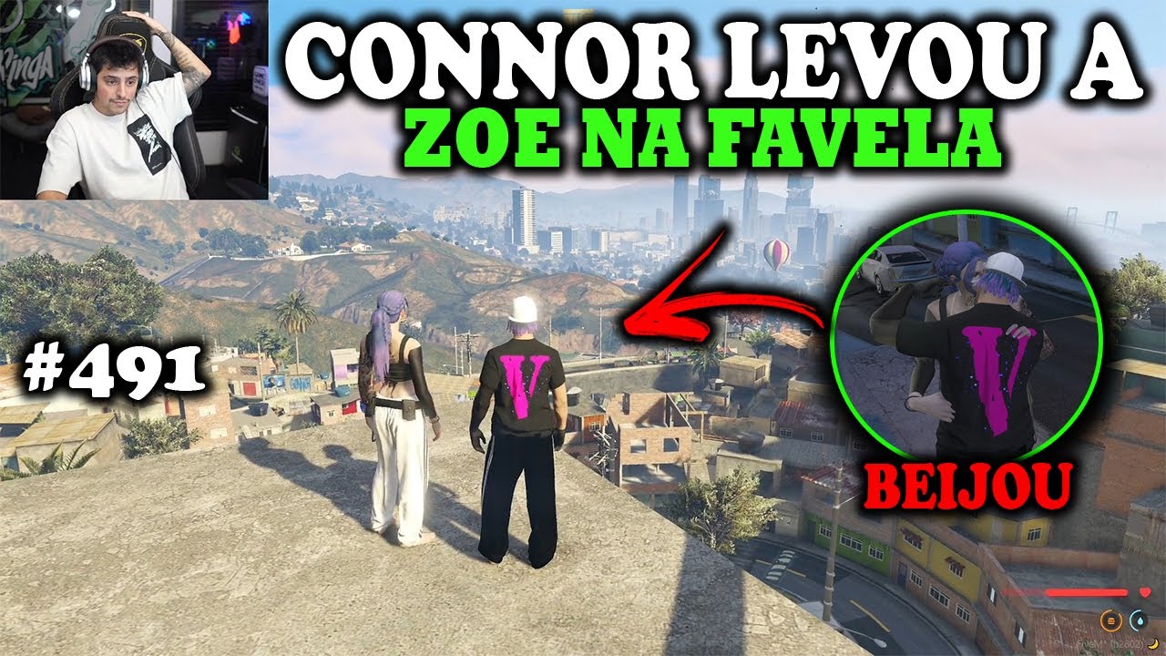 CONNOR LEVOU A ZOE PRA CASA DELE NA FAVELA E BEIJOU ELA! EP 491