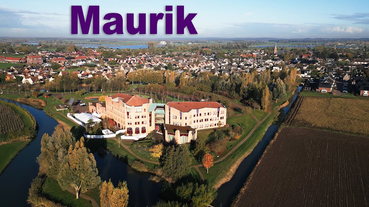 4K drone film - Maurik, dorp in de Betuwe
