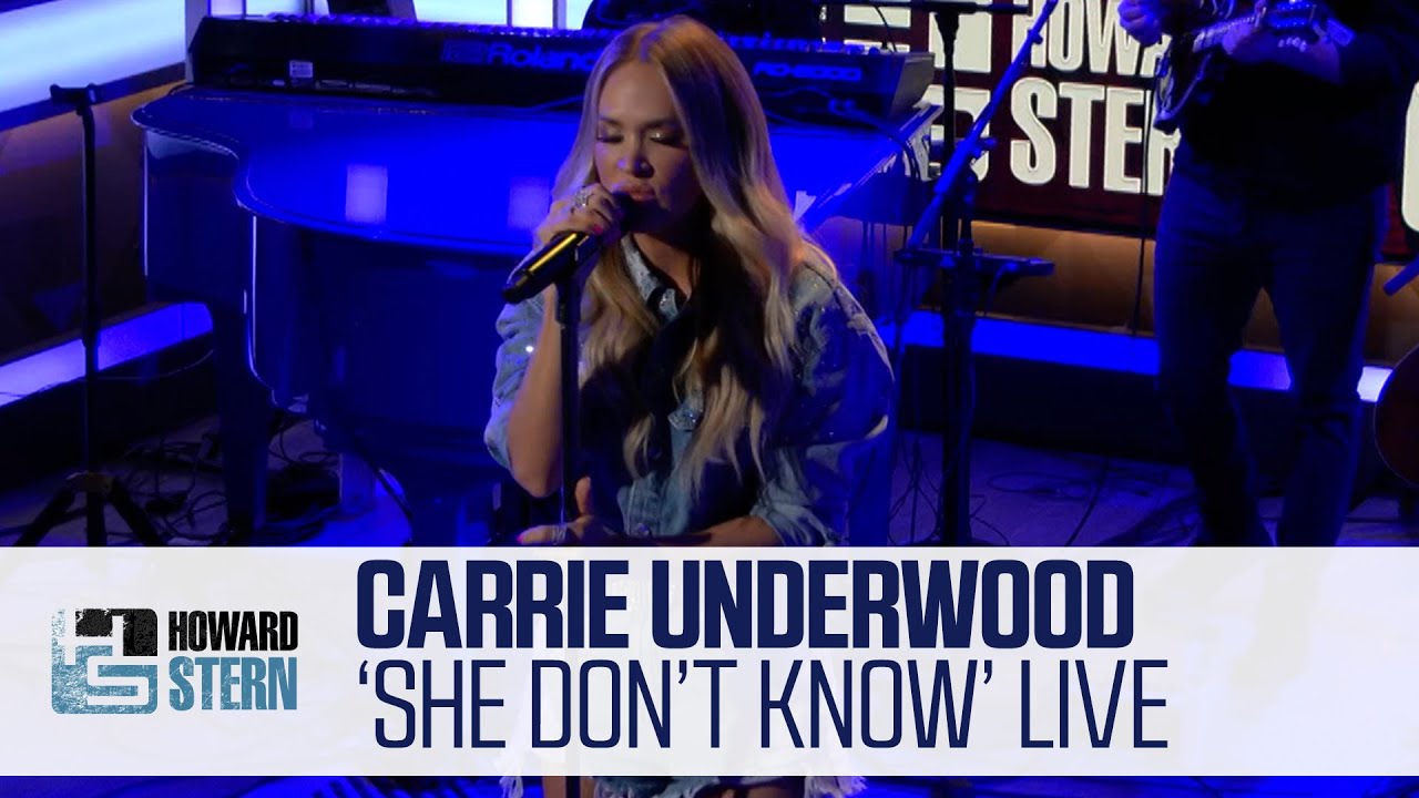 Carrie Underwood &ldquo;She Don&rsquo;t Know&rdquo; Live on the Howard Stern Show