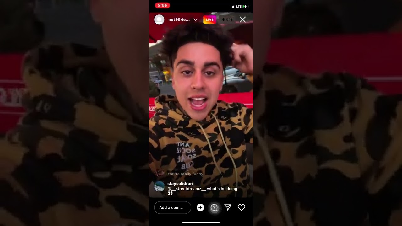 954 enzo messing with crackhead