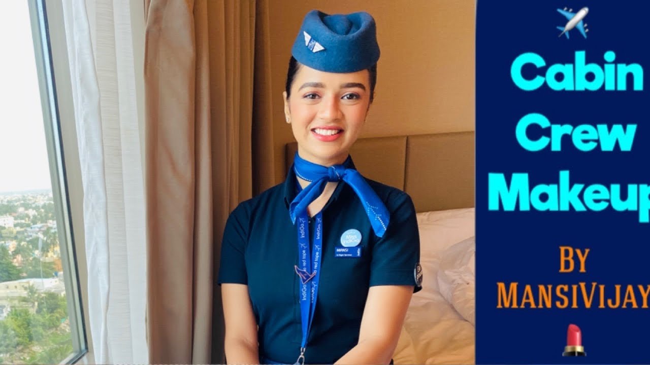 GRWM Air hostess makeup&hellip; Indigo, SpiceJet, Air  India, Vistara interview