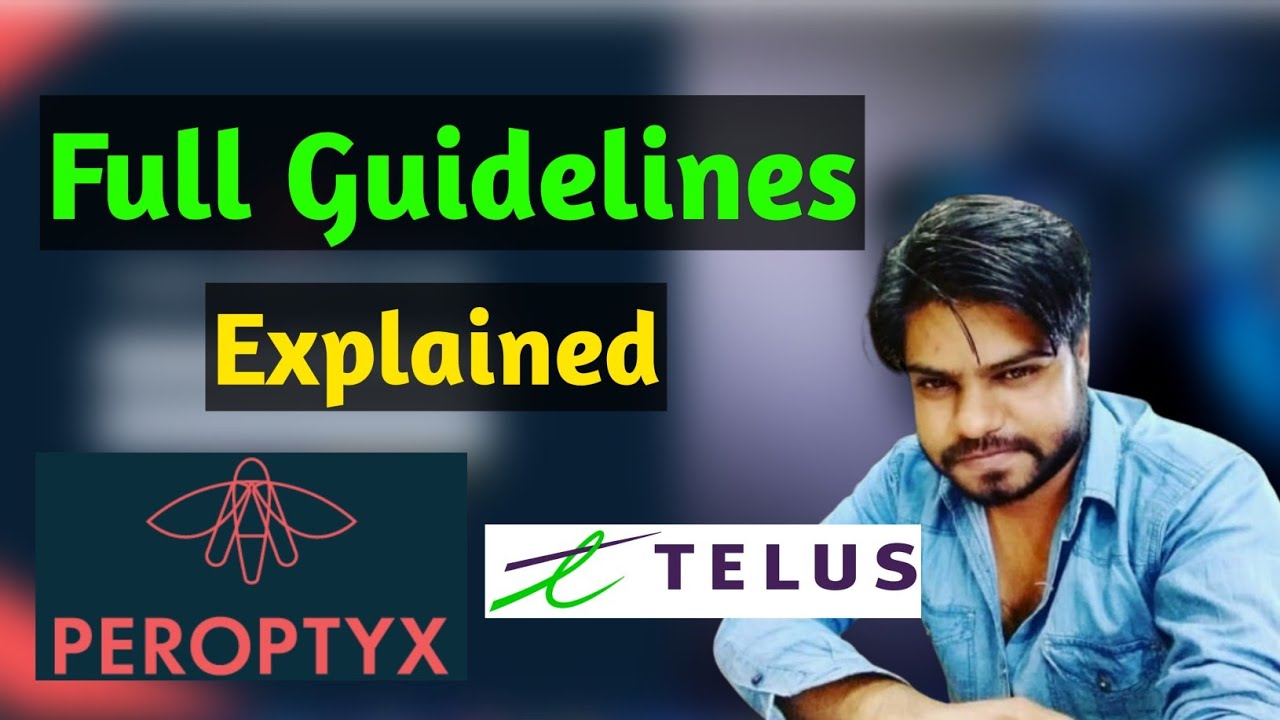 Full Guidelines explained - Peroptyx Map Work 