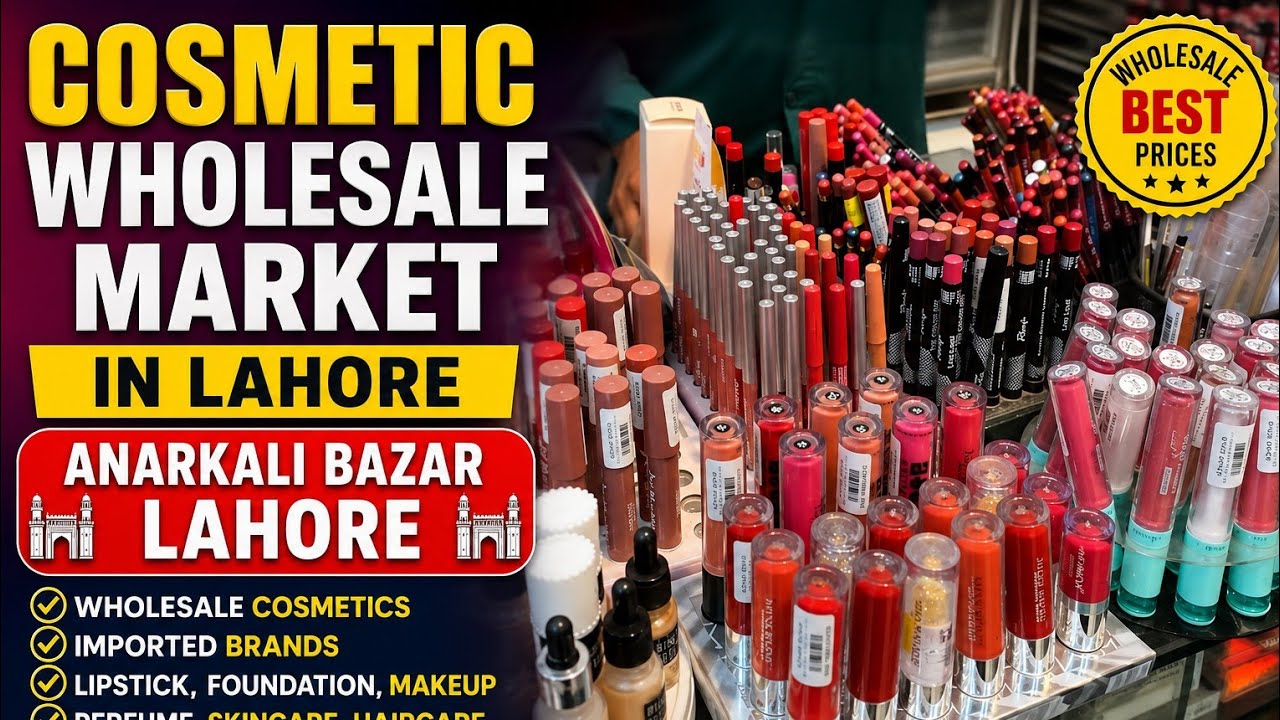 Cosmetics Wholesale Market In Lahore || Affordable Vanity Box Shopping || Anarkali Bazaar Lahore