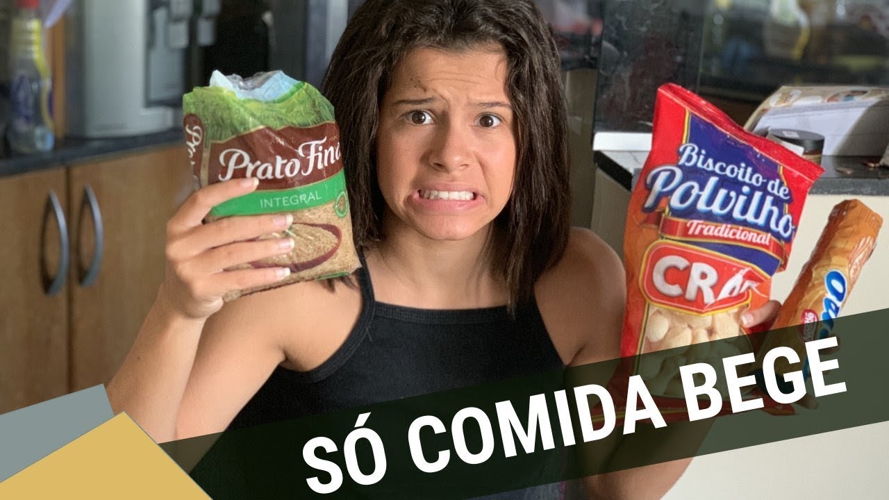 UM DIA INTEIRO COMENDO COMIDA BEGE - GABRIELLA SARAIVAH