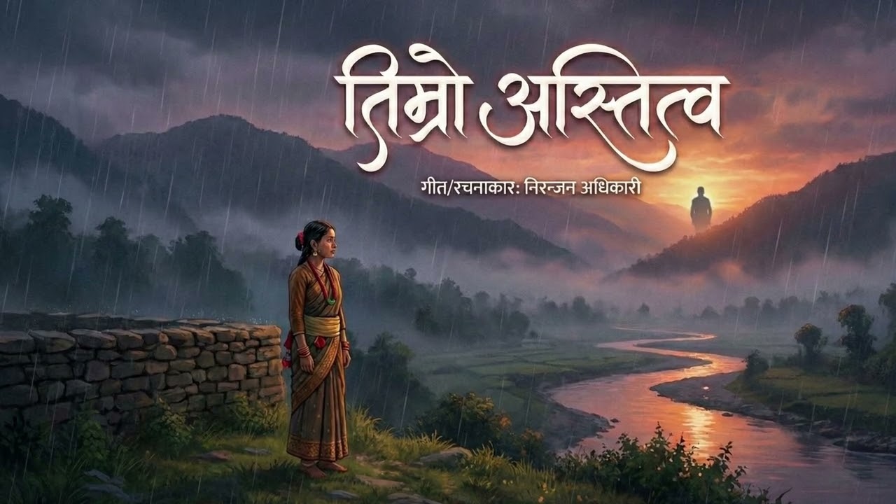 Timro Astitwa (तिम्रो अस्तित्व) | New Nepali Emotional Song | Niranjan Adhikari | Lyrical Video