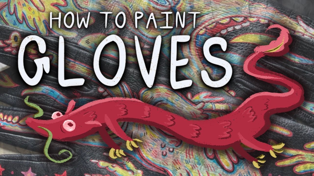 How I Paint on Leather