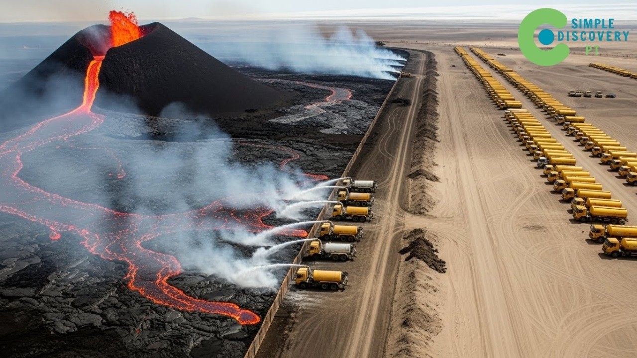 A Coreia do Sul DESPEJOU TONELADAS DE CONCRETO SOBRE UM VULCÃO – O Que Aconteceu Chocou o Mundo