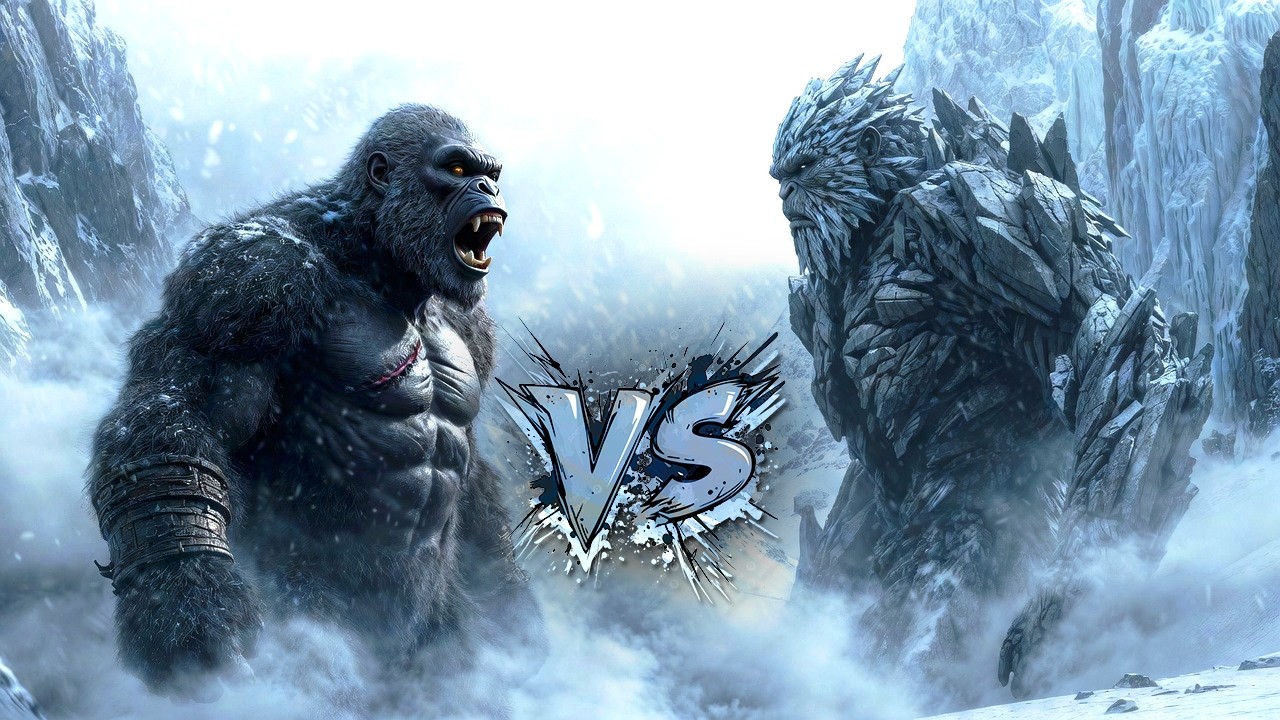 KONG Battles the 500 Foot Stone Golem in Oslo!  Project NORDIC STONE