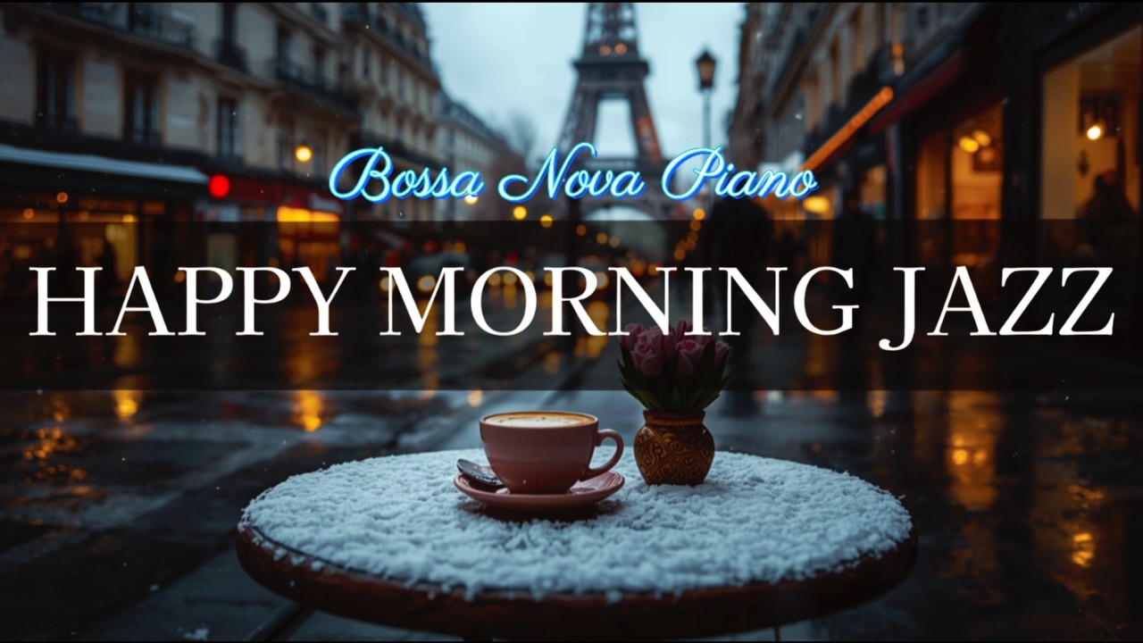 Happy Morning Jazz❄️March Bossa Nova Instrumental & Relaxing Jazz Cafe Music for Studying'