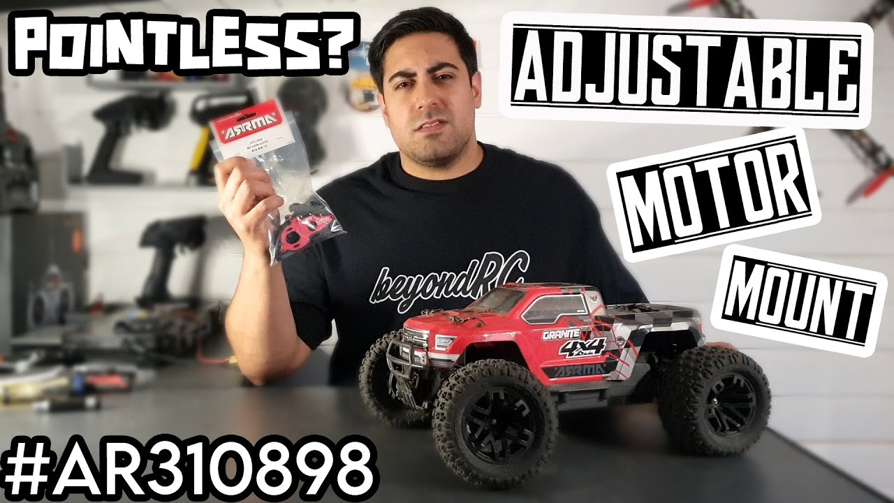 Arrma Adjustable Motor Mount? Pointless upgrade? Very sensible upgrade in fact!