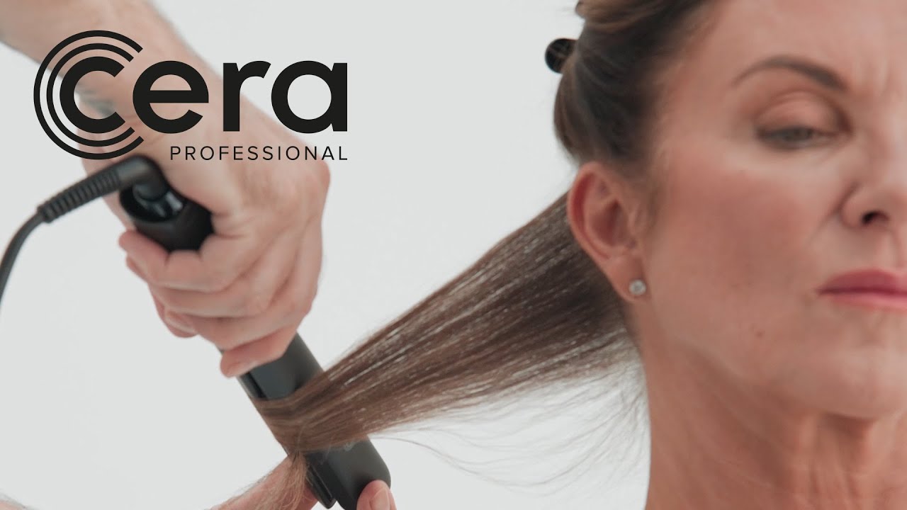 How to curl your hair as a professional with Cera Signature Styler Straightener