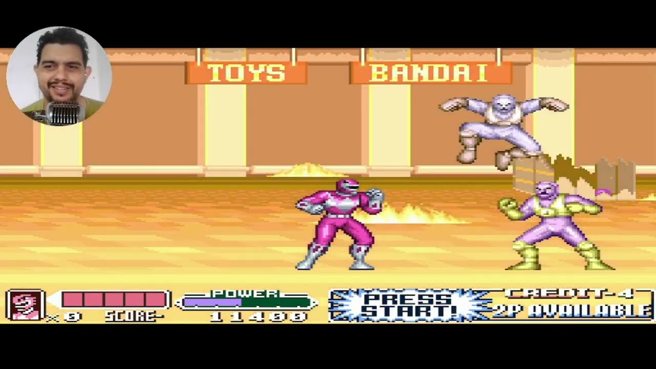 Mighty Morphin Power Rangers: The Movie para SNES chegou ao canal