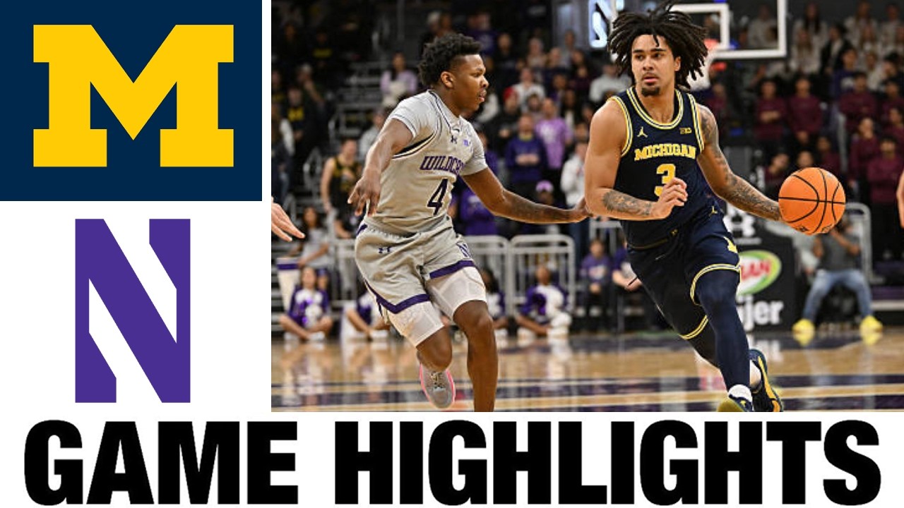 #2 Michigan vs Northwestern Highlights | Men's Basketball | College Basketball 2026