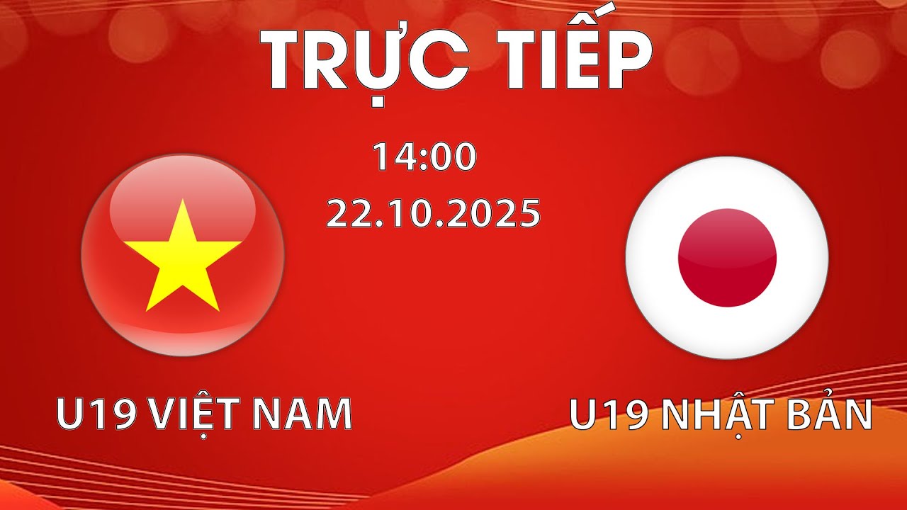 🔴U19 Việt Nam - U19 Nhật Bản | U19 Châu Á | Cuộc Chiến Không Khoan Nhượng