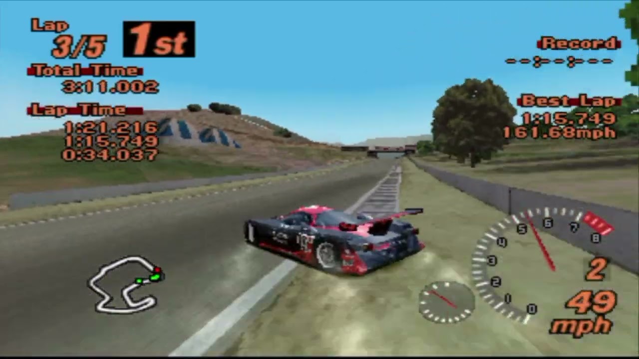 129 - Strolling by the lagoon - Gran Turismo 2 - ePSXe - Cheat Play