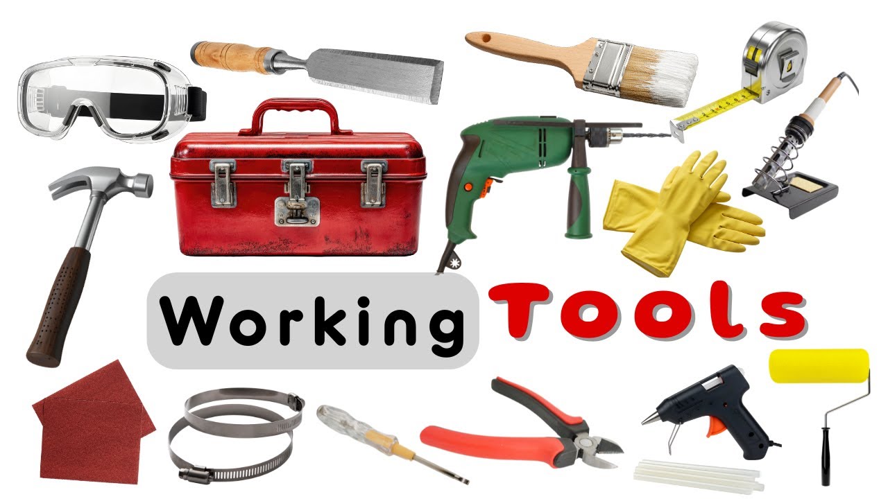 Essential DIY Tools Names in English 🛠️ | Home Repair & Hand Tools Vocabulary with Pictures