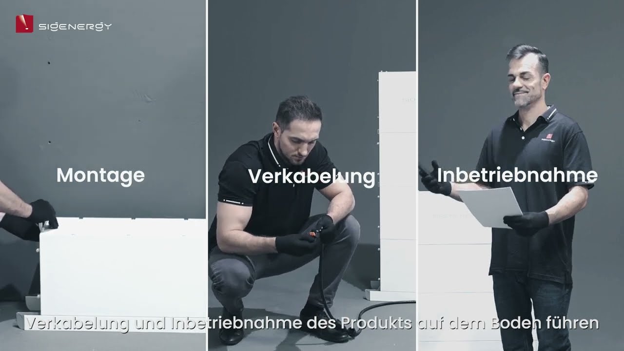 SigenStor Installationsanleitung Dreiphasig Deutsch