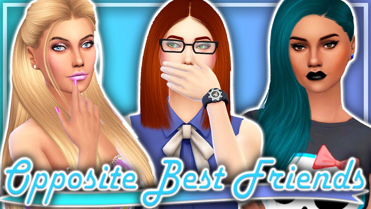 The Sims 4 | Opposite Best Friends | GROUP COLLAB!
