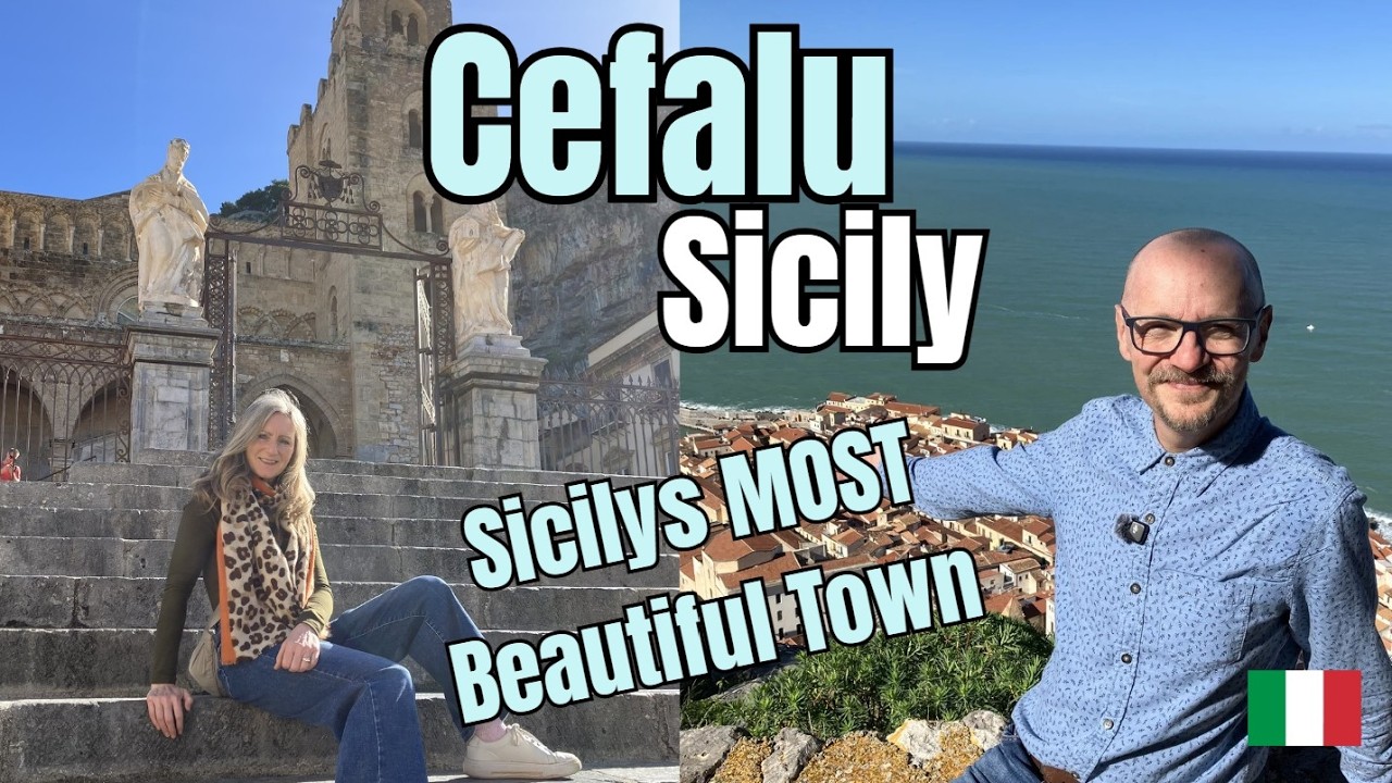 CEFALÙ Day Trip from Palermo 🇮🇹 | La Rocca Hike, Norman Cathedral & Sicily’s Beautiful Seaside Town