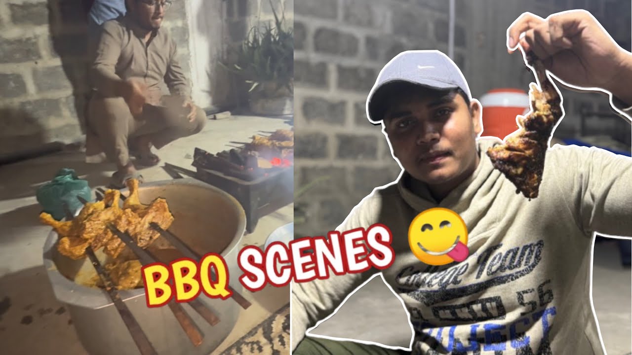 BBQ scene with friends |